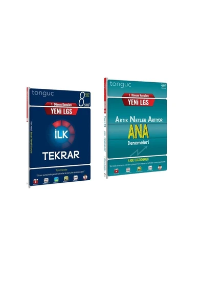 Tonguç Yayınları 2023 Lgs 8. Sınıf 1. Dönem (tekrar / Sınav / Deneme) Seti ürün görseli 1