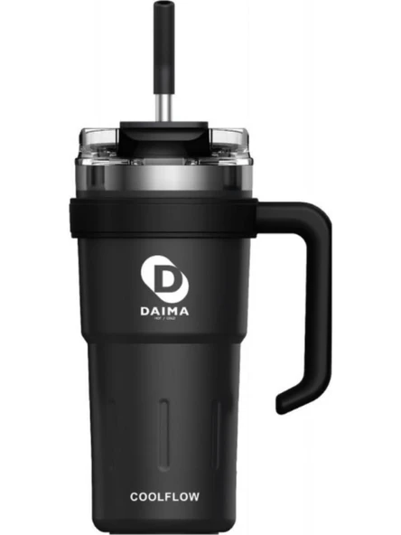 DAİMA COOLFLOW TERMOS SİYAH 780 ML ürün görseli 1