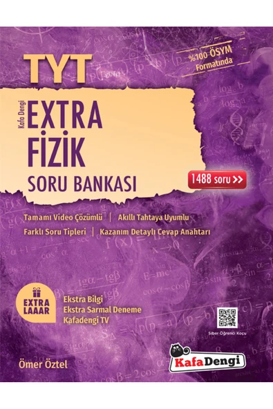 Kafa Dengi Yayınları TYT Extra Fizik Soru Bankası (Orta ve İleri Düzey) ürün görseli 1