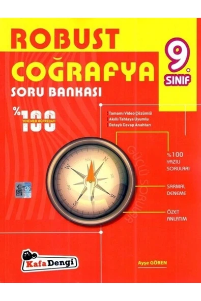 Kafa Dengi Yayınları 9. Sınıf Coğrafya Robust Soru Bankası – Tümü Video Çözümlü ürün görseli 1