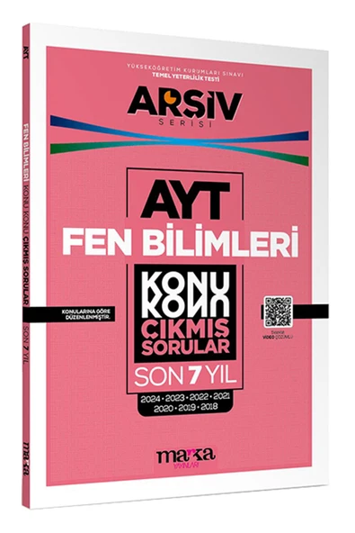 Marka Yayınları AYT Fen Bilimleri Fizik Kimya Biyoloji Son 7 YIL Konu Konu Çıkmış Sorular Çözümlü Marka Yayınları ürün görseli 1