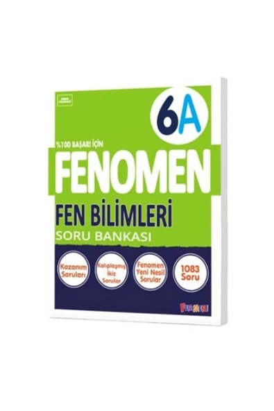 Gama Yayınları FENOMEN 6. SINIF FEN BİLİMLERİ A SORU BANKASI -2023 ürün görseli 1