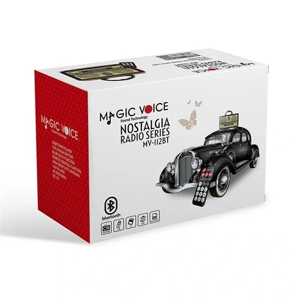 Magicvoice Mv-112bt Usb - Sd - Fm - Bluetooth Destekli Nostaljik Radyo - 3