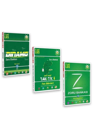 Tonguç Yayınları 8. Sınıf Lgs Fen Bilimleri Zoru Taktikli Dinamo Soru Bankası ürün görseli 1