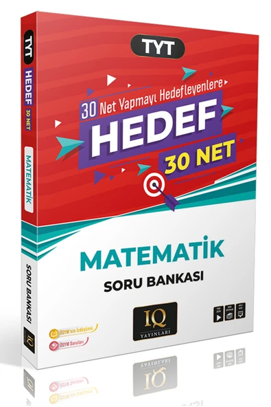 IQ YAYINLARI TYT MATEMATİK (HEDEF 30) SORU BANKASI ürün görseli 1