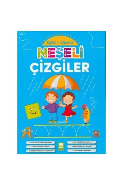 Ema Çocuk Ema Çocuk Eğitici Ve Öretici Neşeli Etkinlikler Çizgiler ürün görseli 1