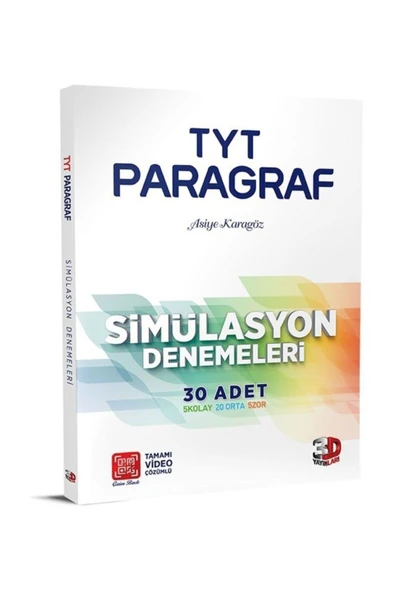 3D Yayınları Çözüm 3d Tyt Paragraf Simülasyon Deneme ürün görseli 1