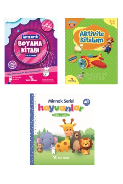 yeti kitap Dikkat Güçlendirme Kitap Seti Plus 3 Yaş Feyyaz Ulaş