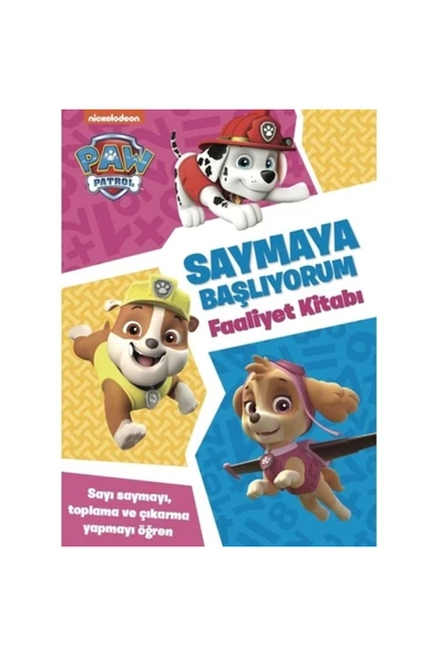Beta Kids Yayınları Paw Patrol - Saymaya Başlıyorum Faaliyet Kitabı