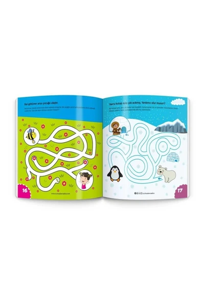 yükselen zeka Ilk Çizim Kitabım 3lü Set 2-4 Yaş Yaz-sil - Resim 8