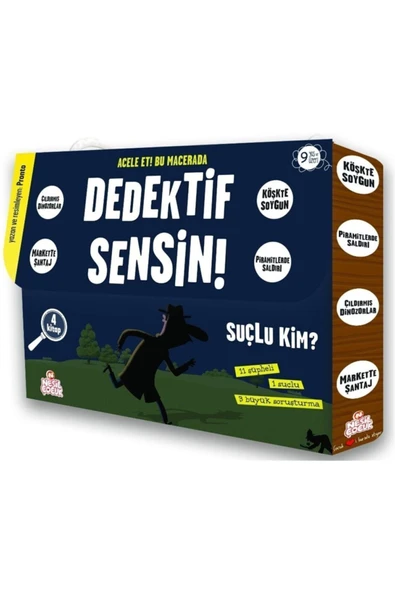 Nesil Çocuk Yayınları Dedektif Sensin (4 Kitap Takım) - Pronto 9786051627991 ürün görseli 1