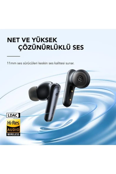 Soundcore Liberty Yeni Nesil Anker TWS Gerçek Kablosuz Bluetooth Kulaklık - Siyah, - 4