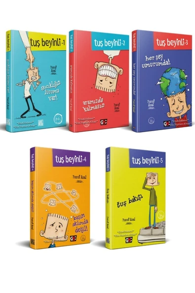 Nesil Yayınları Nesil Tuş Beyinli Serisi 1-2-3-4-5 Set (5 Kitap)