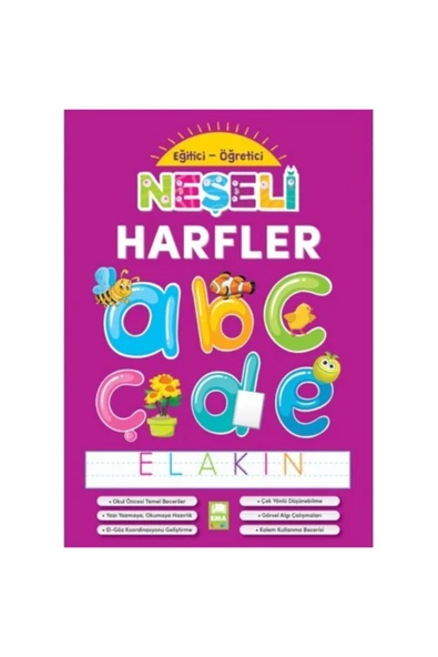 Ema Çocuk Ema Çocuk Eğitici Ve Öretici Neşeli Etkinlikler Harfler ürün görseli 1