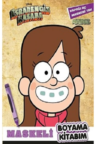 Beta Kids DİSNEY- ESRARENGİZ KASABA MASKELİ BOYAMA KİTABI - MABEL kitabı - Kollektif - Beta Kids ürün görseli 1