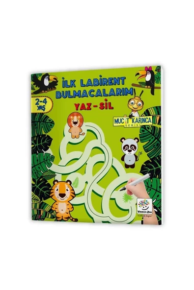 yükselen zeka Ilk Çizim Kitabım 3lü Set 2-4 Yaş Yaz-sil - Resim 4