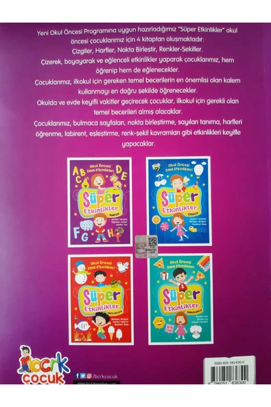 Bıcırık Yayınları OKUL ÖNCESİ ZEKA ETKİNLİKLERİ SÜPER ETKİNLİKLER 4 KİTAP (5-6 YAŞ) - Resim 2