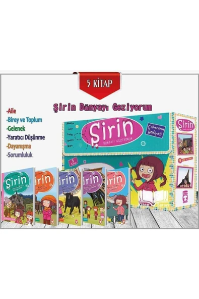 Timaş Çocuk Şirin Kendimi Durduramıyorum 5 Kitap Ve Şirin Dünya’yı Geziyorum 5 Kitap ürün görseli 1