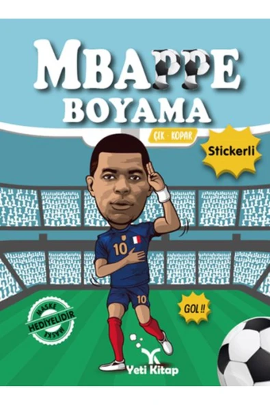 yeti kitap Mbappe Boyama Kitabı ürün görseli 1
