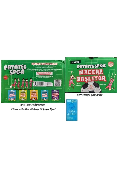Nesil Çocuk Yayınları 10 Yaş ve Üzeri Patates Spor-Macera Başlıyor (3. ve 4. Sınıflara Yönelik) Hikaye Kitapları 5 Kitap ürün görseli 1