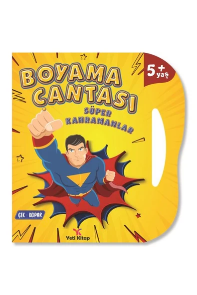 yeti kitap Boyama Çantası Süper Kahramanlar ürün görseli 1