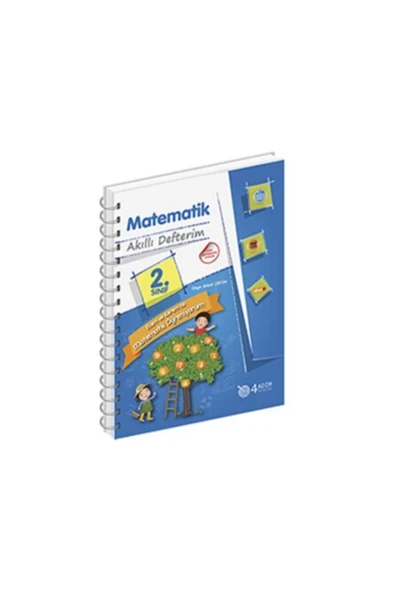 4 Adım Yayınları 4 Adım 2. Sınıf Matematik Akıllı Defterim ürün görseli 1