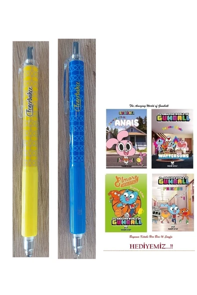 Fenerbahçe TMN Lisanslı Fenerbahçe Versatil Kalem 0.7 (1 Adet) ve 4'Lü Gumball Boyama Kitabı 16 Sy Hediye...!!! ürün görseli 1