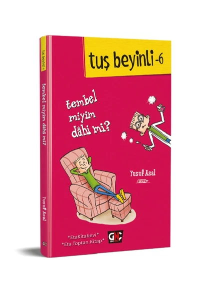 Nesil Yayınları Tuş Beyinli 6: Tembel Miyim Dahi Mi? (ciltli)