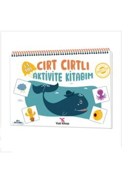 yeti kitap Cırt Cırtlı Aktivite Kitabım : 3-5 Yaş ürün görseli 1