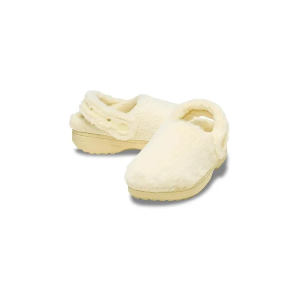 Crocs Classic Unfurgettable Clog Unisex Peluş Terlik 21116-108 - Resim 4