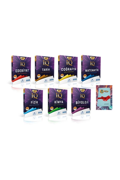 paraf yayınları AYT IQ FUULL SETTT SORU KÜTÜPHANESİ ( NOT DEFTERİ HEDİYELİ)