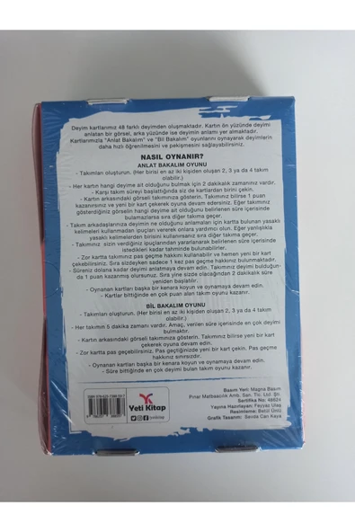 yeti kitap Deyim Kartları (Oyna-Öğren) Yeti Kitap(Koruma Poşetli) - 4