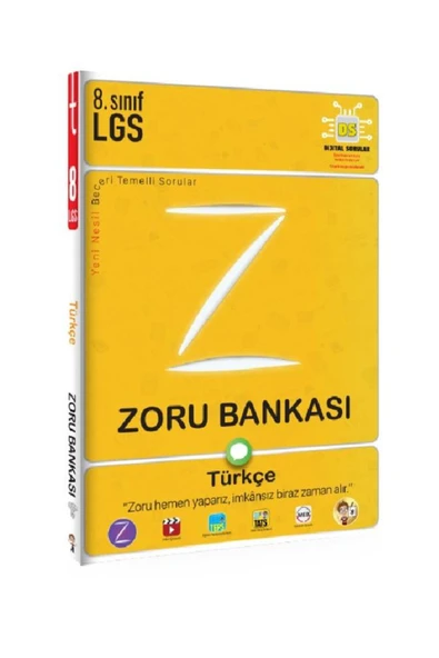 Tonguç Yayınları Tonguç 8. Sınıf Türkçe Yeni Nesil Beceri Temelli Zoru Bankası ürün görseli 1