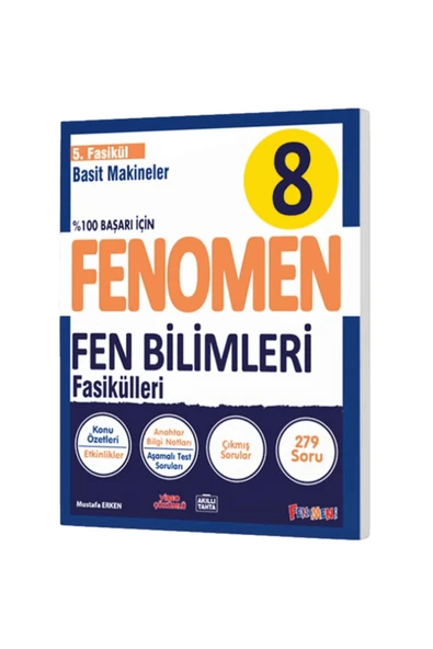 Fenomen Yayıncılık 8. Sınıf Fen Bilimleri 5. Fasikül Basit Makineler ürün görseli 1