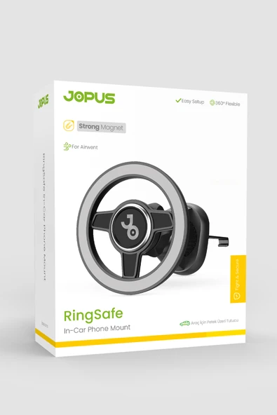 Jopus Araç içi Petege Takmali Güçlü Mıknatıs Telefon Tutucu RingSafe - 7