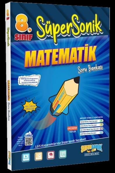 Tonguç Yayınları Süpersonik 8. Sınıf Matematik Soru Bankası - Resim 2