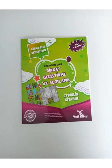 yeti kitap 2-4 Yaş Beyin Geliştirme Etkinlik Setim - Resim 5