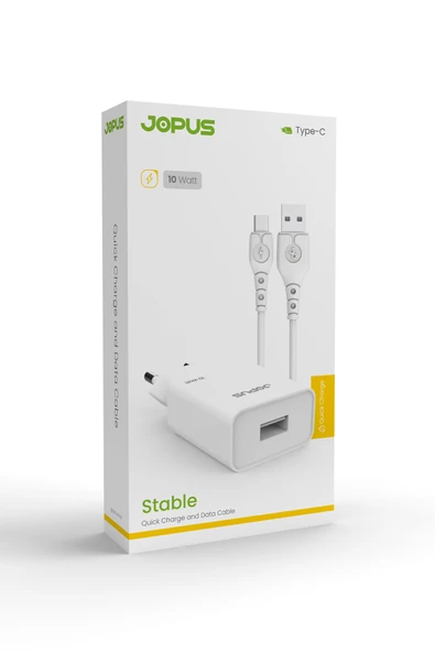 Jopus Universal Type C 2A 10W Sarj Cihazi JO-S05 Stable - 3