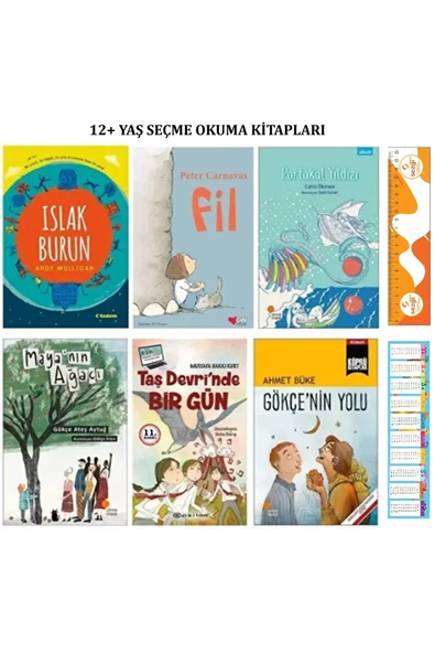 Tudem Yayınları Islak Burun-Fil-Portakal Yıldızı-Mayanın Ağacı-Taş Devrinde Bir Gün-Gökçenin Yolu 12+Yaş Okuma Kitab ürün görseli 1