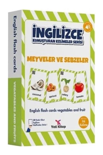 yeti kitap Ingilizce Konuşturan Kelimeler Serisi 3'lü Kart Seti - Resim 2