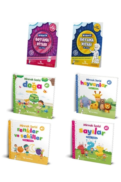 yeti kitap 0-3 Yaş Bebek Kitapları Seti (6 KİTAP) ürün görseli 1