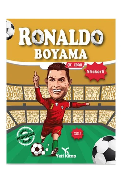 yeti kitap Ronaldo Boyama Kitabı / / Feyyaz Ulaş ürün görseli 1