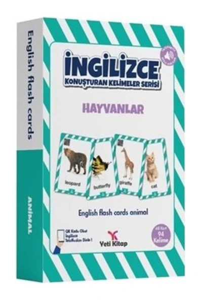 yeti kitap Ingilizce Konuşturan Kelimeler Serisi 3'lü Kart Seti - Resim 3