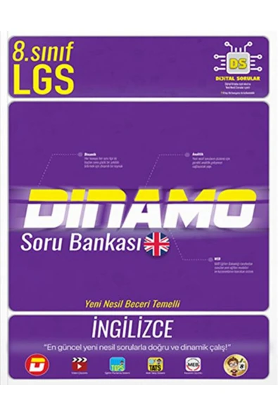 Tonguç Yayınları 8. Sınıf İngilizce Dinamo Soru Bankası / Kolektif / Tonguç Akademi / 9786254222818