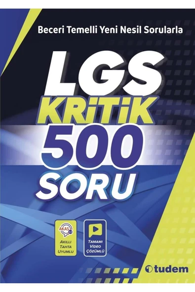 Tudem Yayınları Lgs Kritik 500 Soru ürün görseli 1
