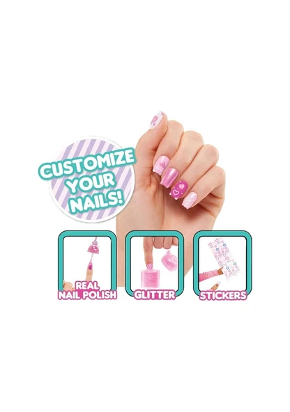 LOL Surprise Sweet Nails Omg Kitty K Kafe Lisanslı Ürün - Resim 4