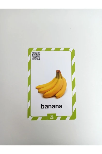 yeti kitap Ingilzce Kelime Kartlarımı Meyveler Ve Sebzeler - Resim 3