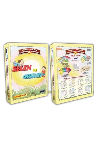 Binot Yayınları Binot 1. Sınıf Okuma Anlama Sorgulama Uygulama Seti 12 Kitap ürün görseli 1