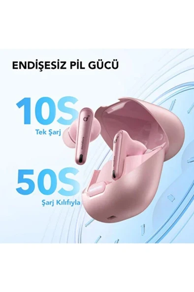 Soundcore Liberty Yeni Nesil Anker TWS Gerçek Kablosuz Bluetooth Kulaklık - Siyah, - 5