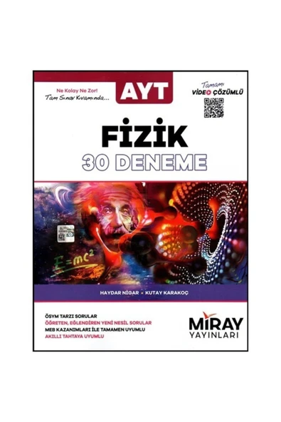 Miray Yayınları Miray Ayt Fizik 30 Deneme ürün görseli 1